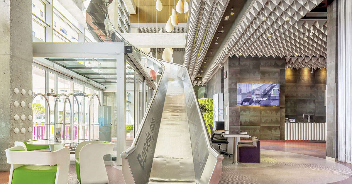 Een foto van het interieur van Barcelo Malaga