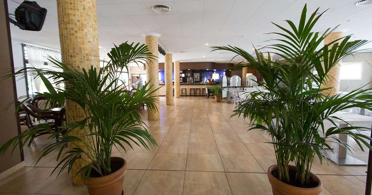 Een foto van het interieur van Miami Park Aparthotel