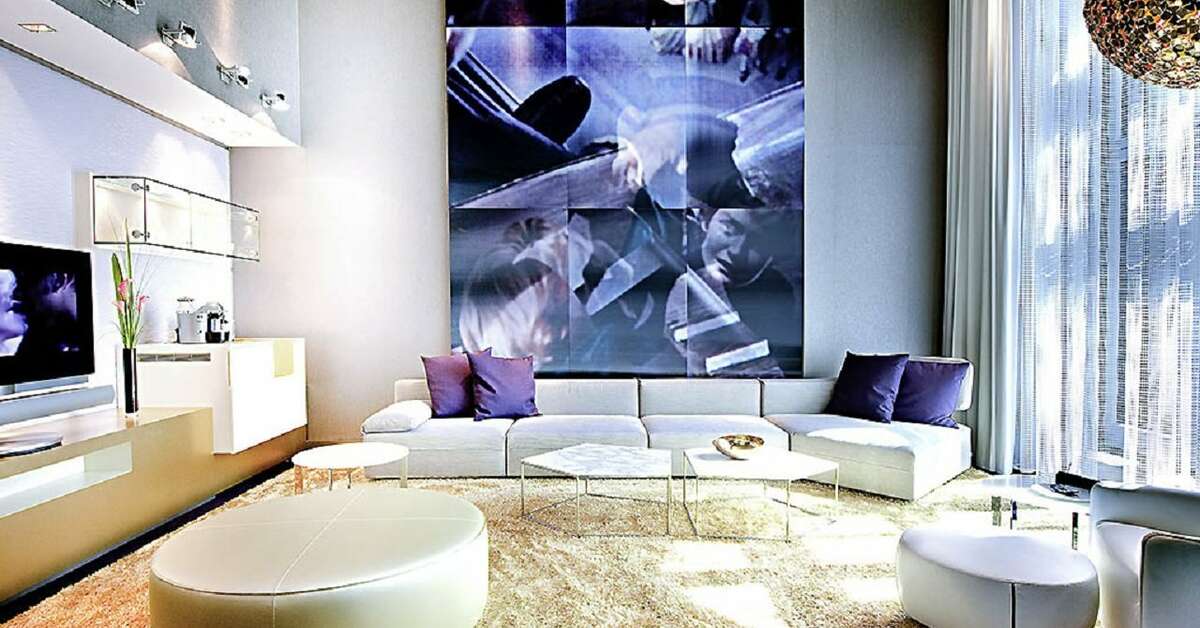 Een foto van het interieur van Sofitel Munich Bayerpost