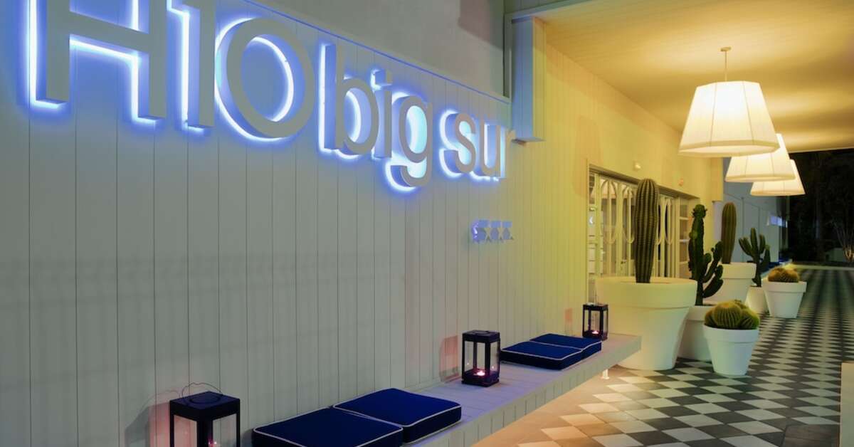 Een foto van het interieur van H10 Big Sur