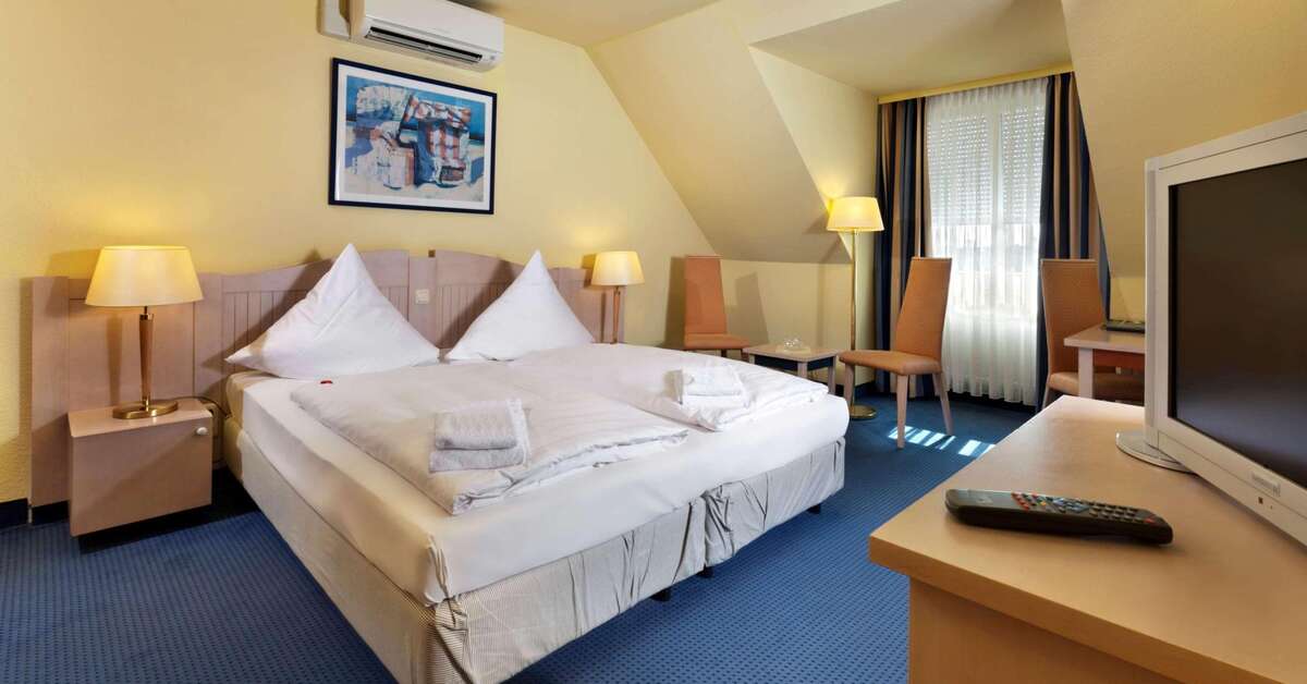 Een foto van Tryp by Wyndham Lubeck Aquamarin Hotel