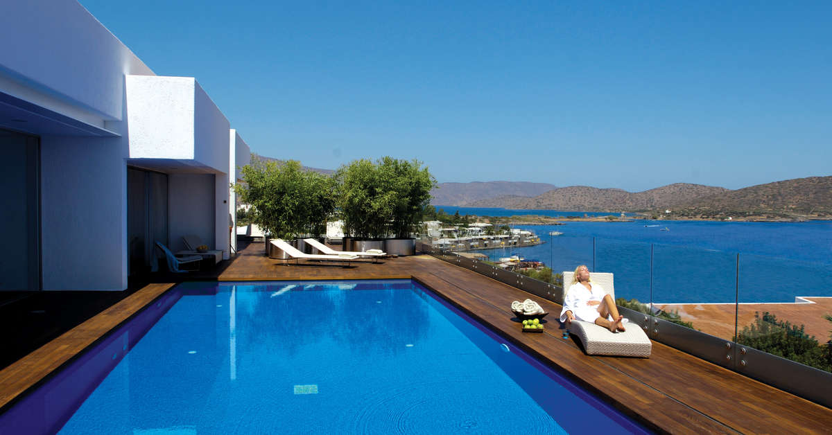 Een foto van het zwembad bij Elounda Beach Hotel & Villas