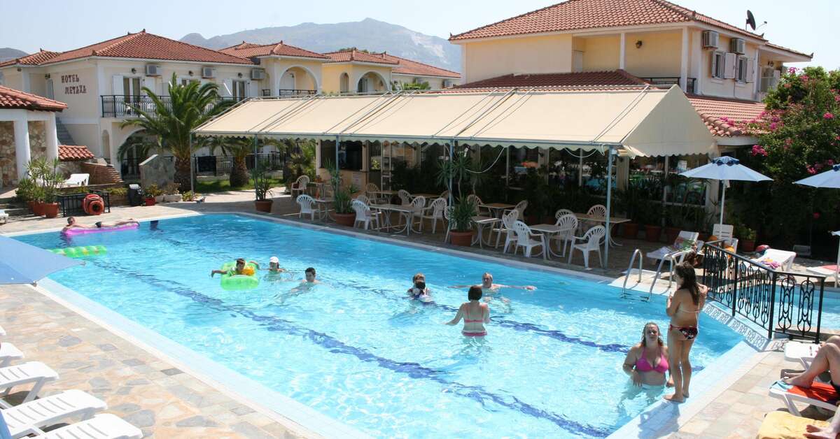 Een foto van een overzicht van Metaxa Resort Hotel