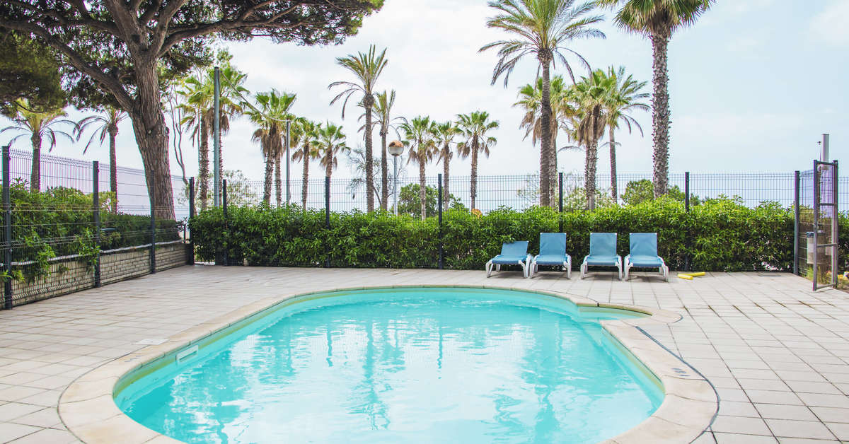 Een foto van het zwembad bij Appartementen Pins Platja