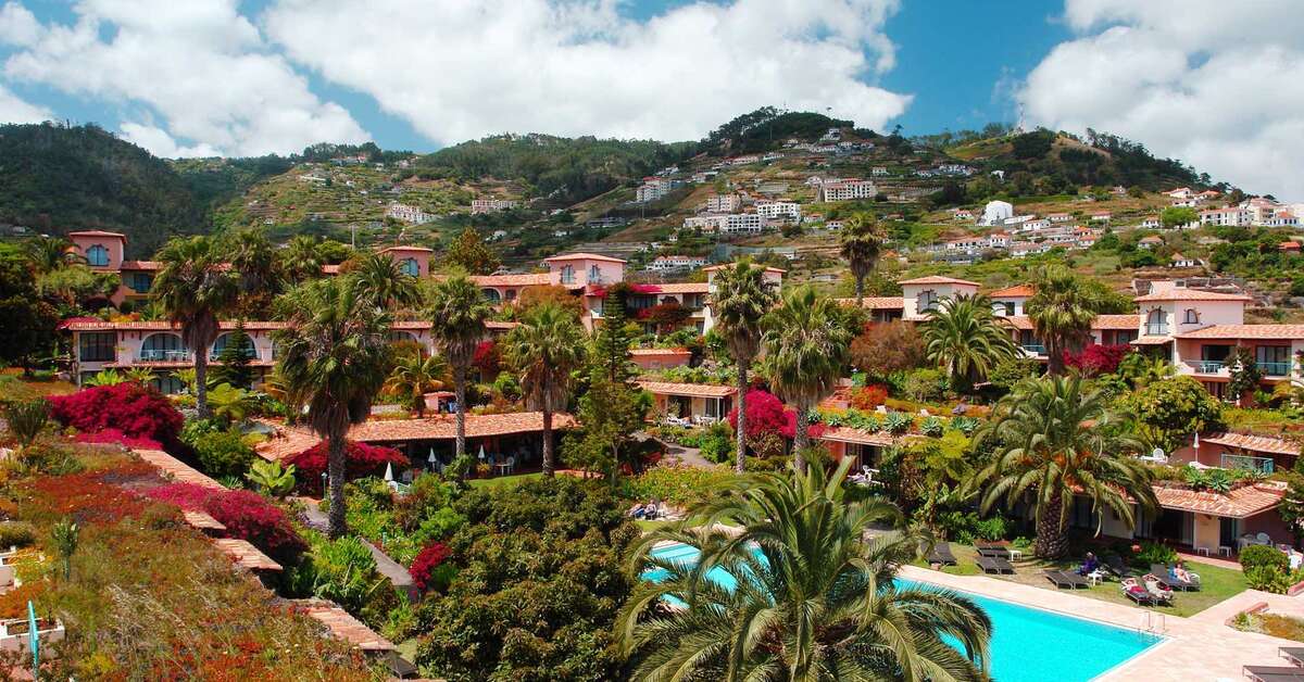 Een foto van een overzicht van Quinta Splendida Wellness & Botanical Garden