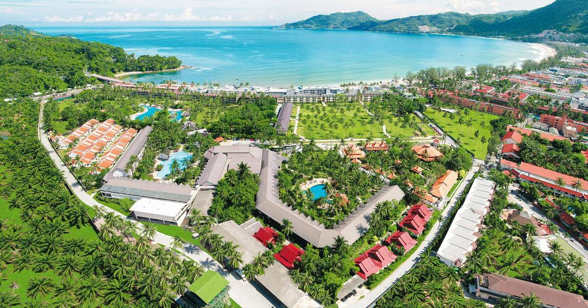 Ein Foto von einer Übersicht des Duangjitt Resort & Spa