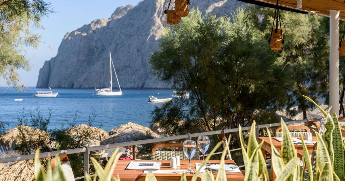Een foto van de faciliteiten bij Kamari Beach Hotel