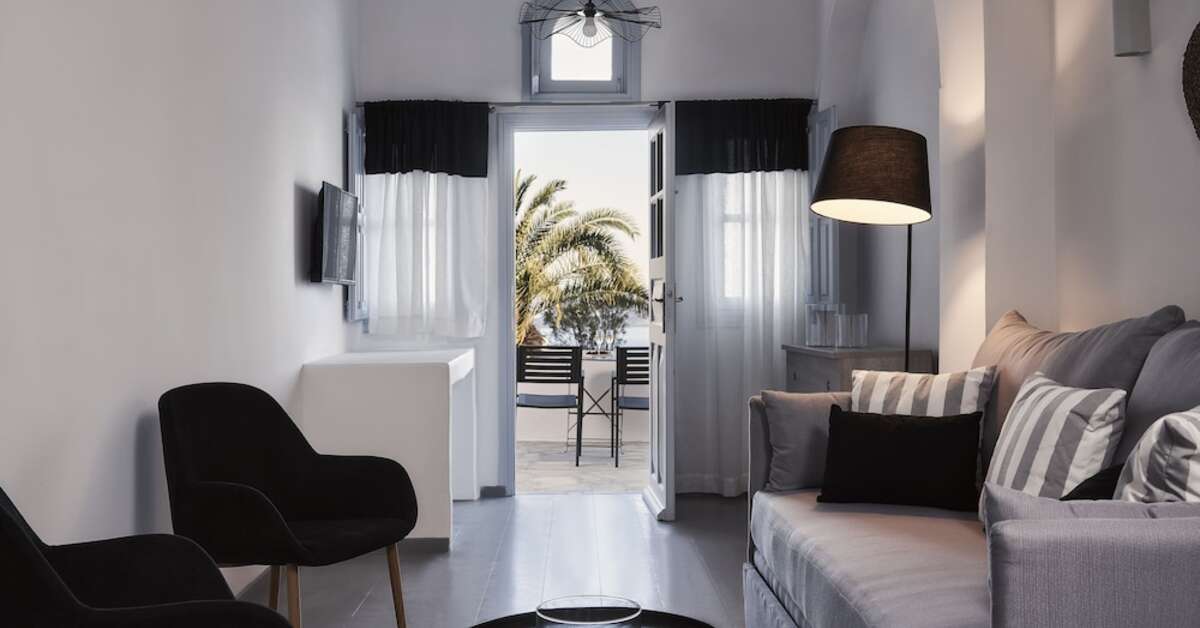 Ein Foto Mr & Mrs White Santorini
