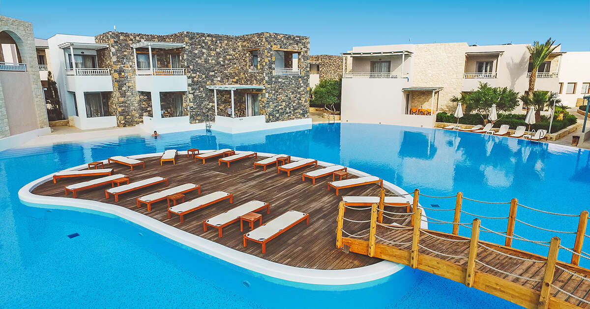 Ein Foto vom Pool im Ostria Resort & Spa