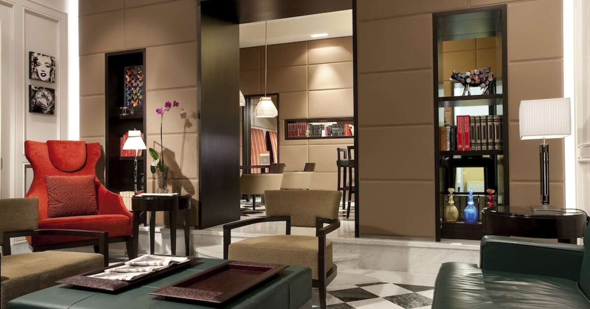 Een foto van het interieur van Hotel Mascagni & Luxury Dependance