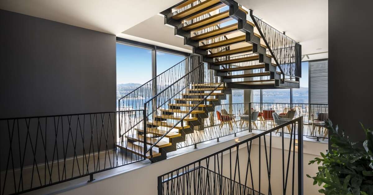 Een foto van het interieur van Hotel Istra