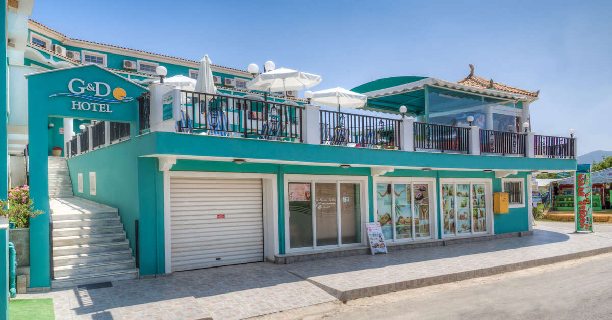 Een foto van de buitenkant van Appartementen George & Dawn