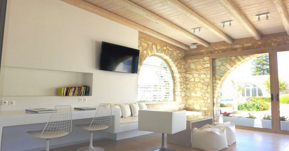 Een foto van het interieur van Amaryllis Paros Beach Hotel