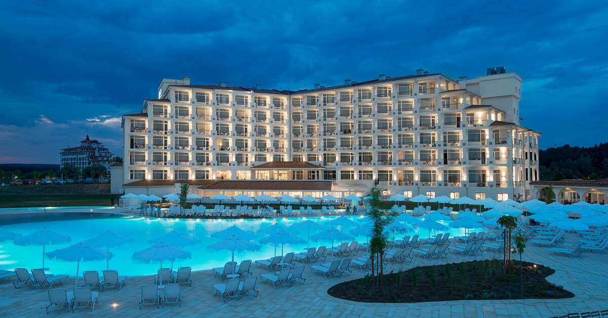 Ein Foto vom Pool im Sunrise Blue Magic Resort