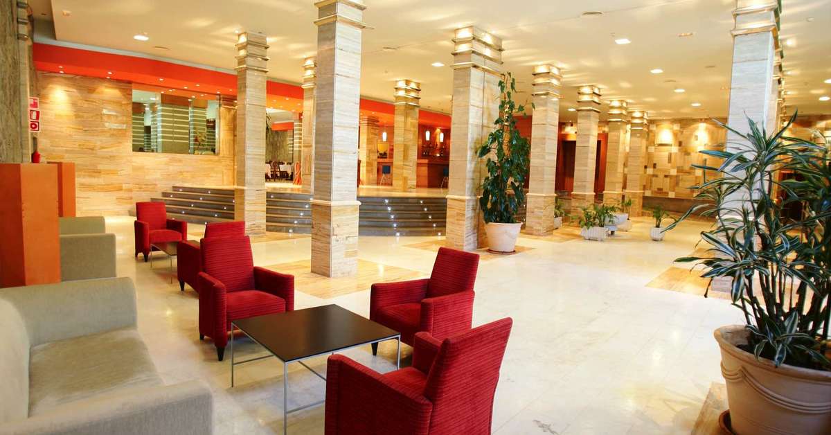 Een foto van het interieur van Hotel Livvo Lago Taurito