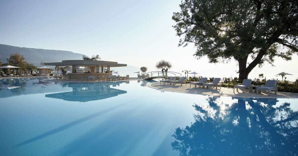 Een foto van het zwembad bij Ikos Dassia