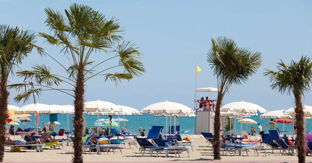 Een foto van het strand bij Camping Ca' Pasquali Village