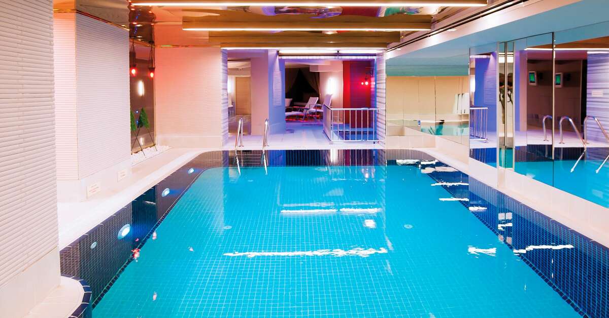 Ein Foto vom Pool im Hotel Sultania
