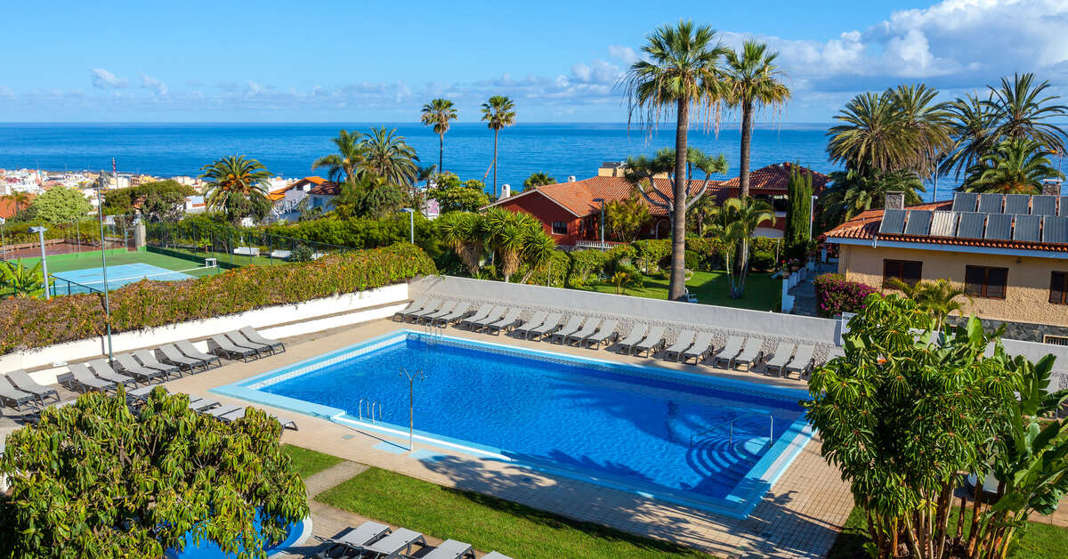 Een foto van het zwembad bij Hotel O7 Tenerife
