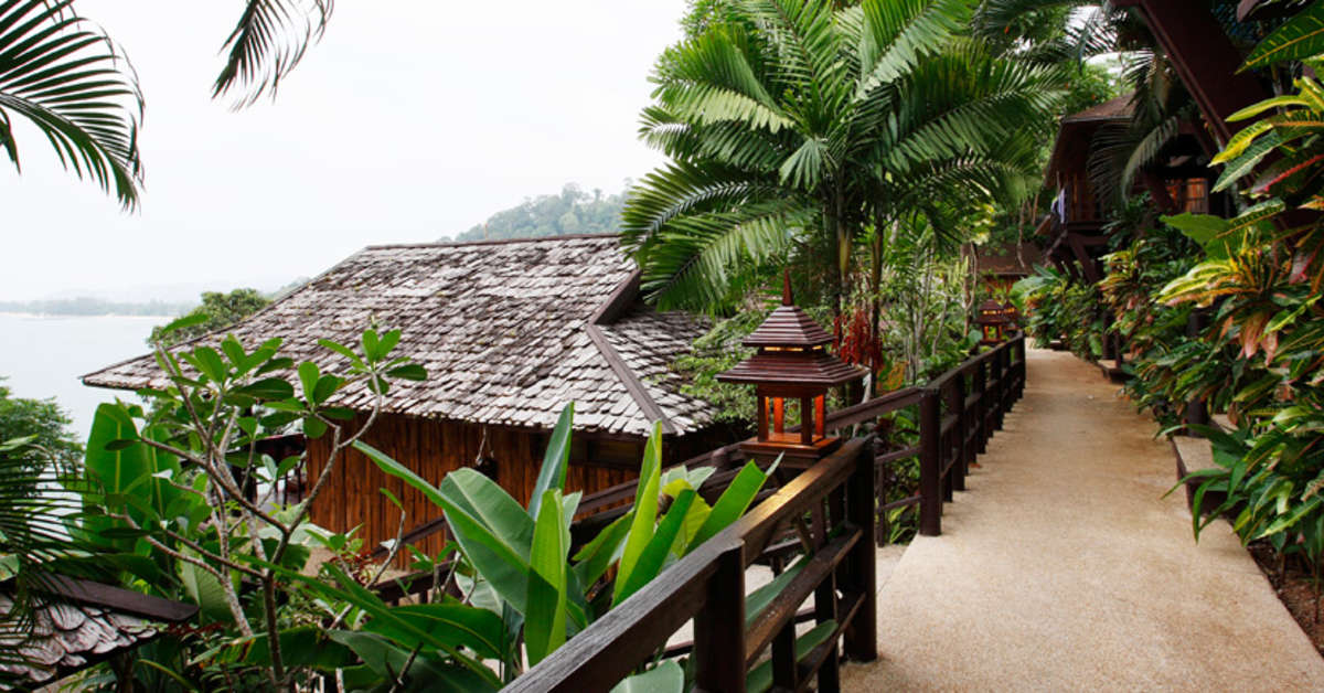 Een foto van de buitenkant van Baan Krating Khao Lak Resort