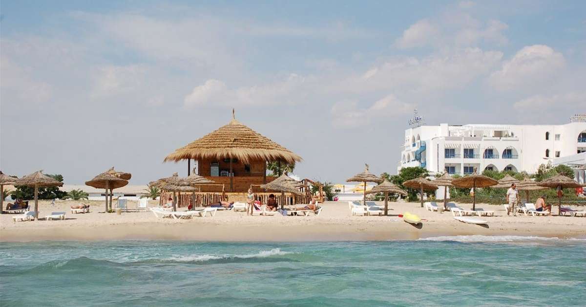 Een foto van het strand bij Byzance Hotel