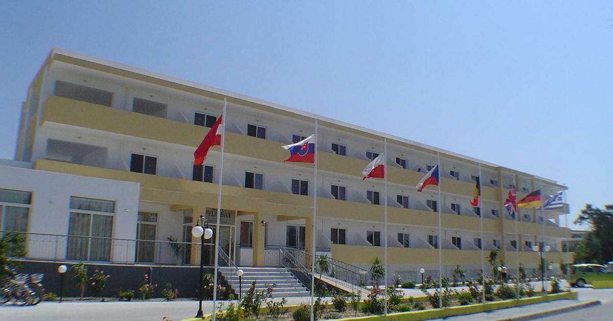 Een foto van het zwembad bij Aegean Bay Hotel