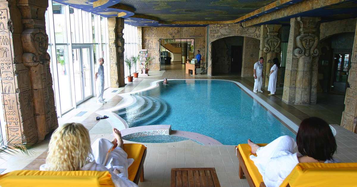 Een foto van het zwembad bij Hotel Imperial