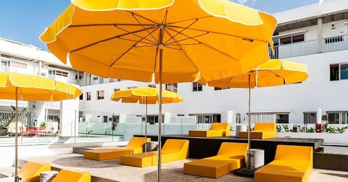 Een foto van het terras bij Buendia Corralejo Nohotel