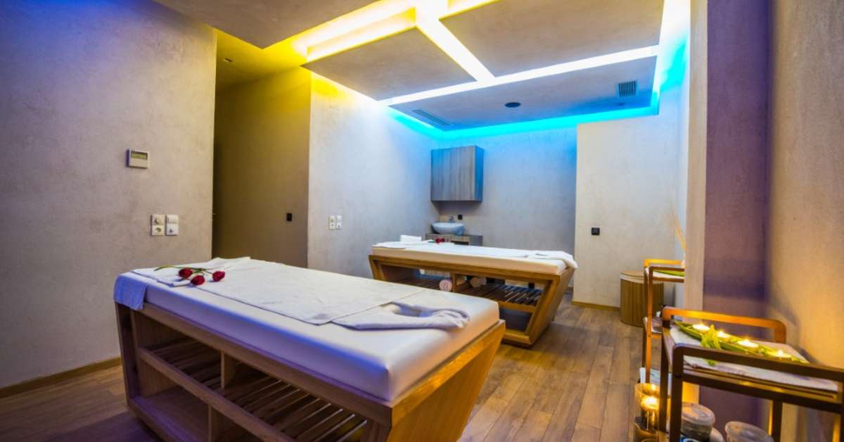Een foto van de faciliteiten bij Stella Village Seaside Hotel