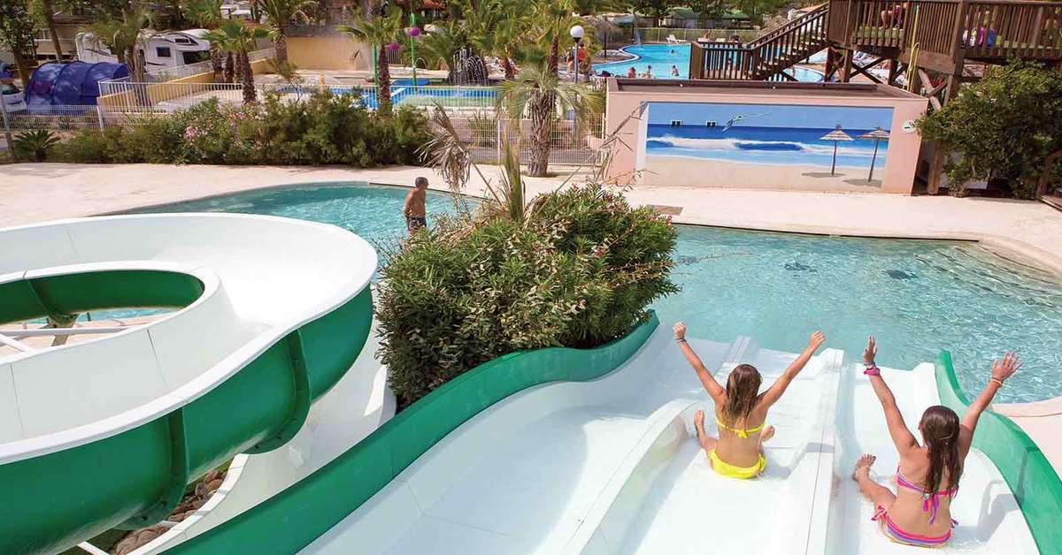 Een foto van het zwembad bij Camping Blue Bayou