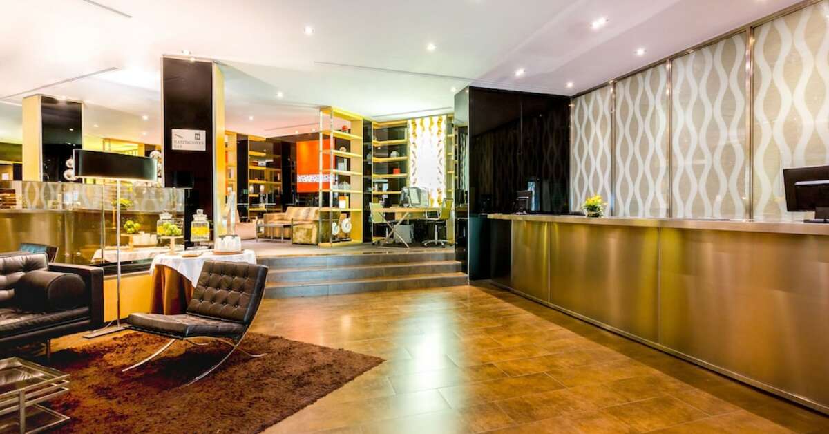 Een foto van het interieur van Eurostars Monte Real