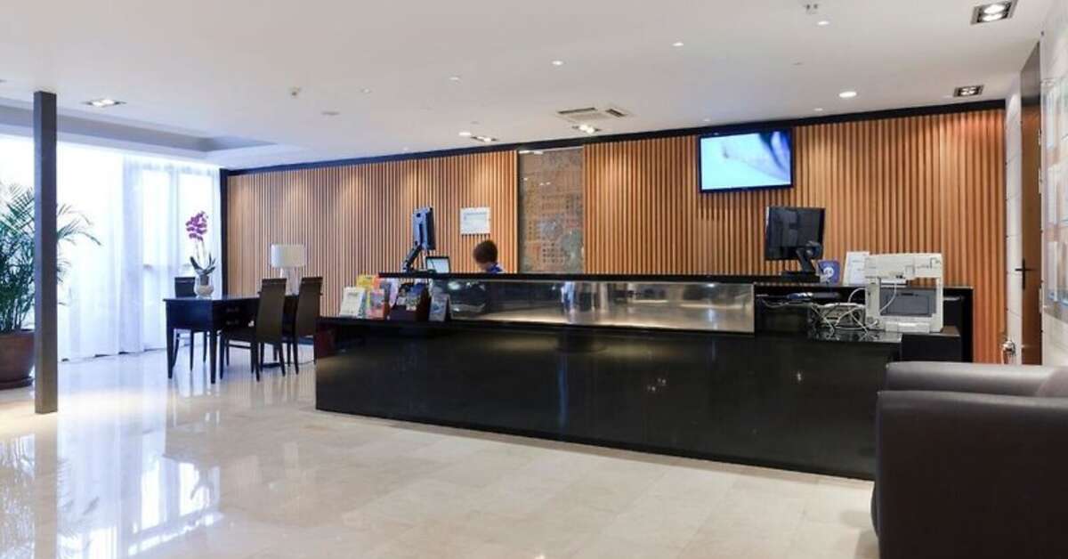 Een foto van het interieur van Hotel Valle Mar