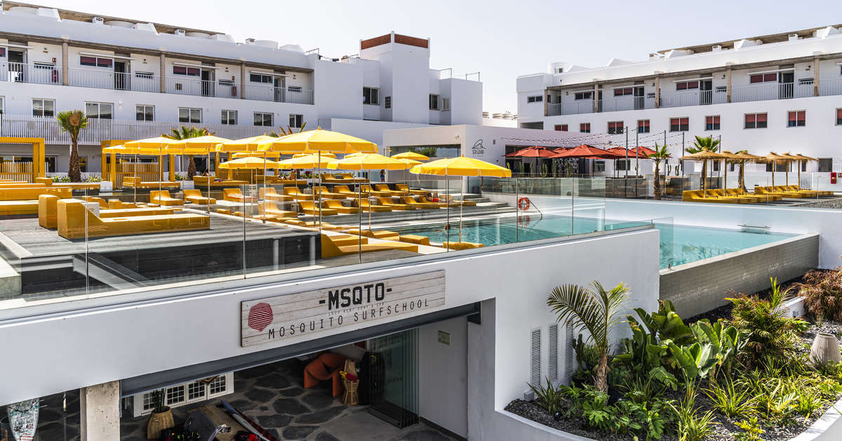 Een foto van de buitenkant van Buendia Corralejo Nohotel