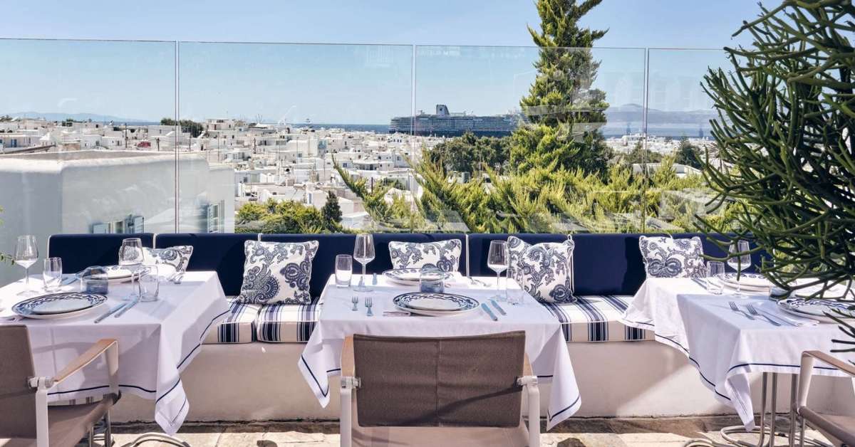 Een foto van de faciliteiten bij Belvedere Hotel Mykonos
