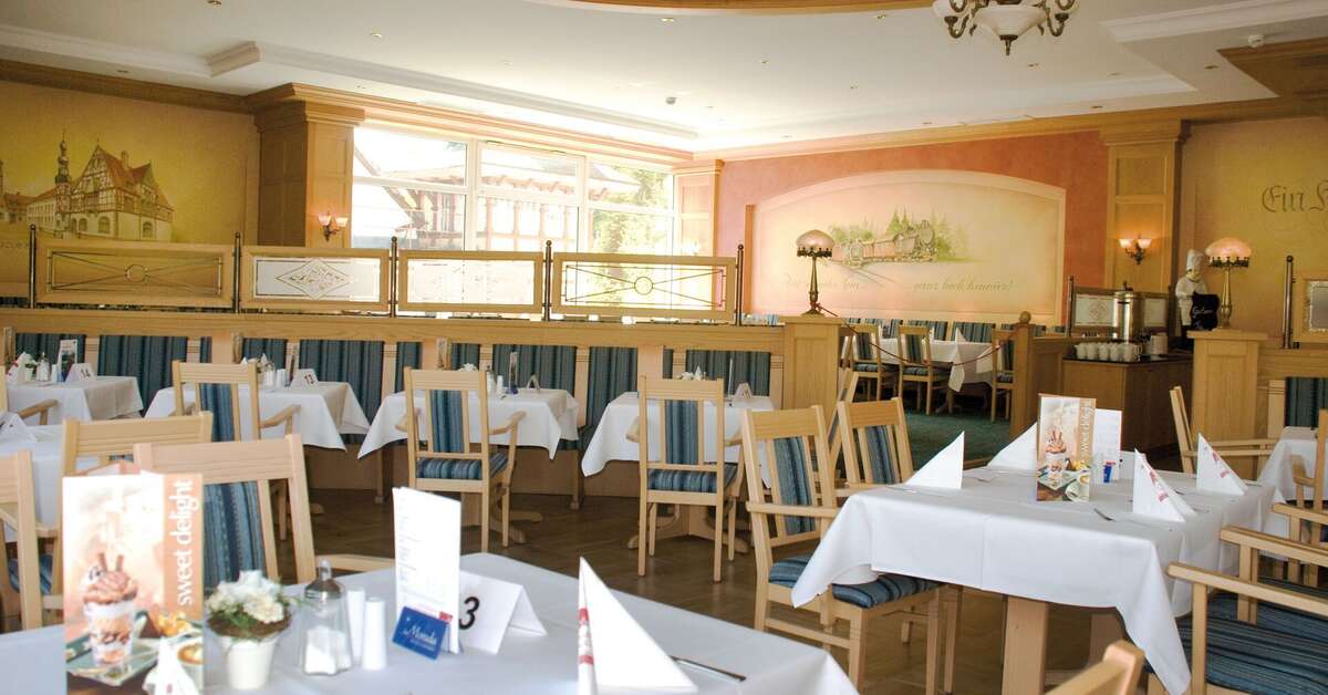 Ein Foto von den Einrichtungen im Morada Hotel Alexisbad