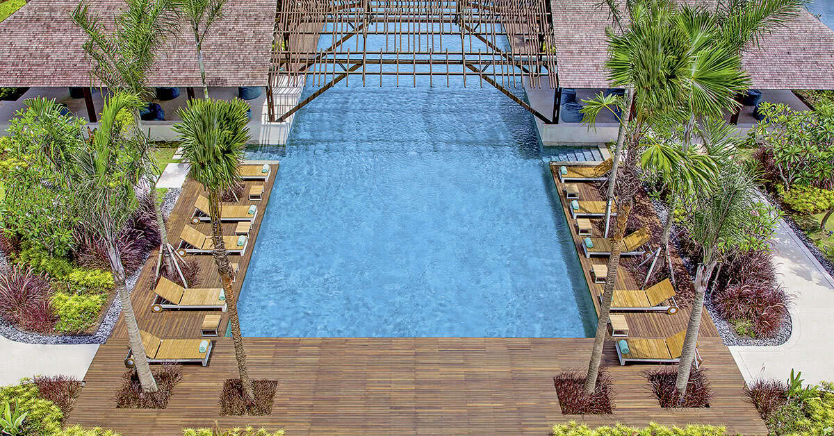 Een foto van een overzicht van Mövenpick Resort & Spa Jimbaran
