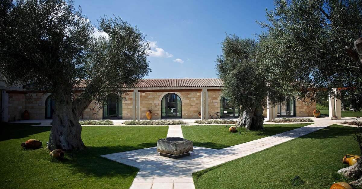 Een foto van de buitenkant van Masseria Stali