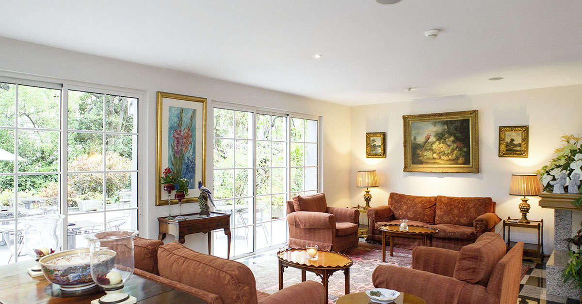 Een foto van het interieur van Quintinha Sao Joao