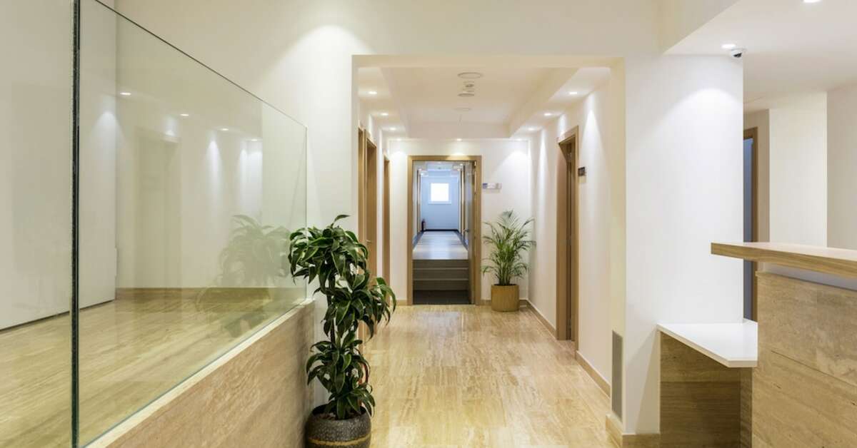Een foto van het interieur van Hotel Costa Brava