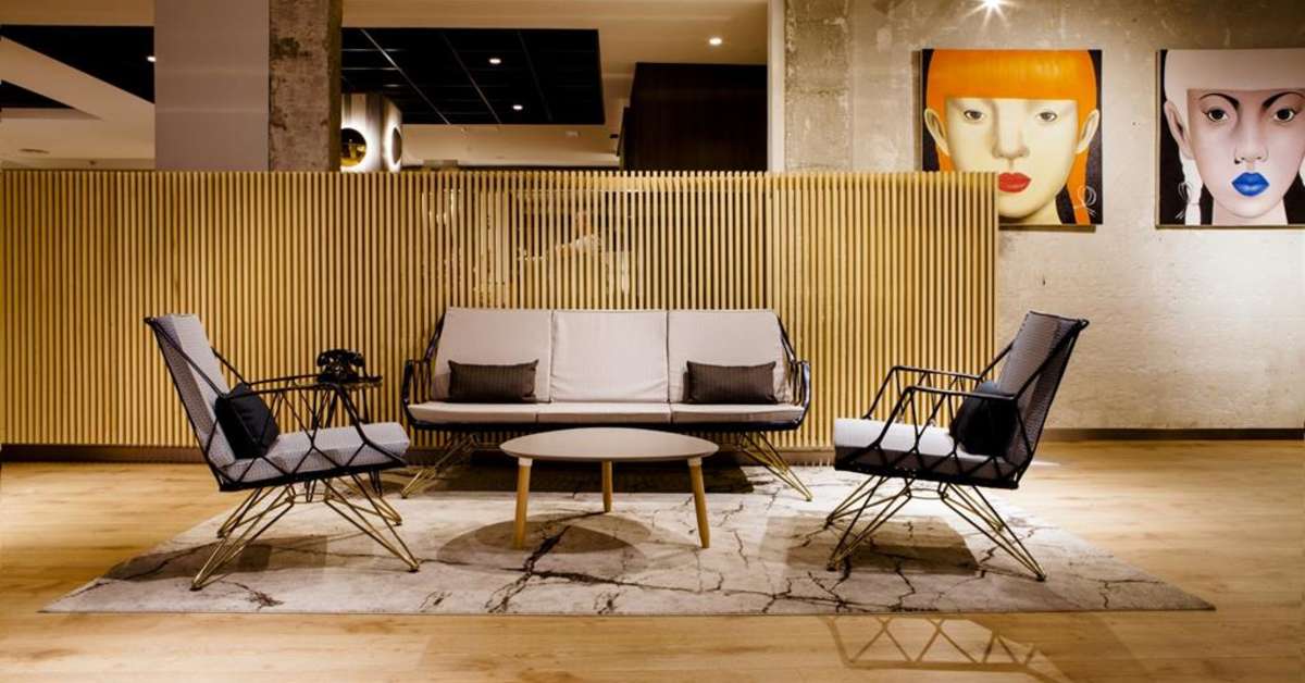 Een foto van het interieur van Cuco Hotel