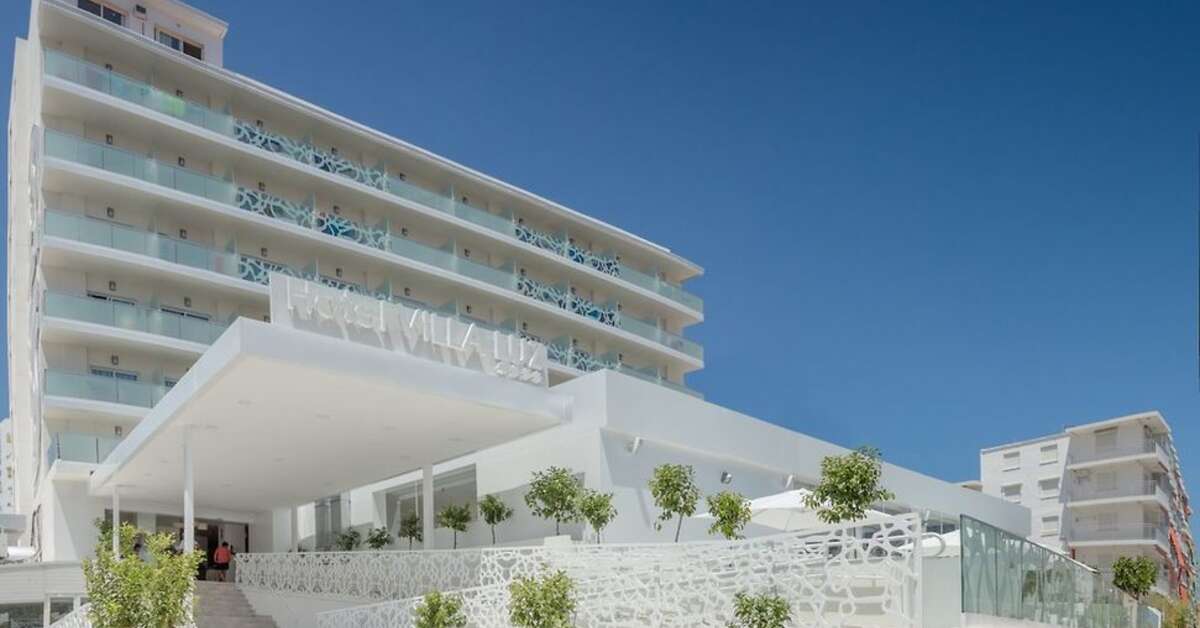 Een foto van de buitenkant van Villa Luz Family Gourmet & All Exclusive Hotel