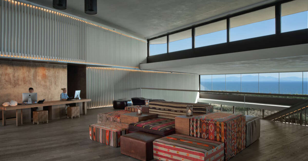 Een foto van het interieur van Six Senses Kaplankaya