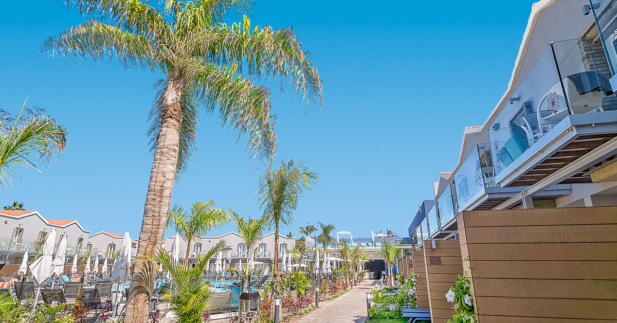 Een foto van het terras bij Hotel Livvo Los Calderones