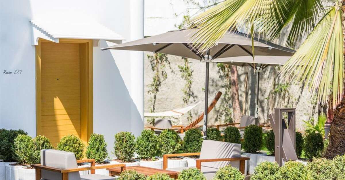 Een foto van het terras bij Senses Hotel Bodrum