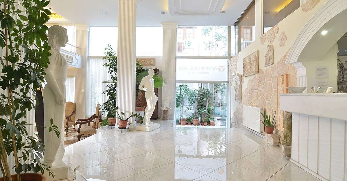 Ein Foto vom Innenbereich im Acropolis Ami Boutique Hotel