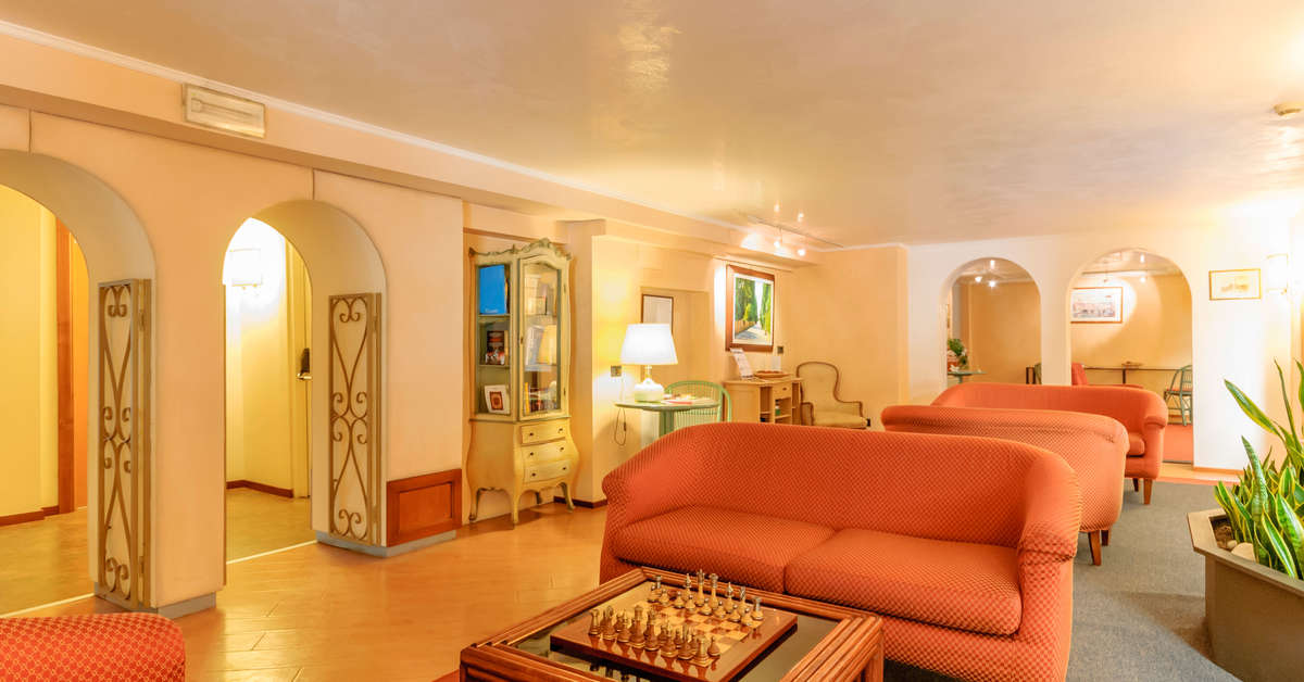 Een foto van het interieur van Hotel Pitti Palace Al Ponte Vecchio