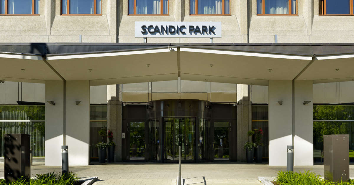 Een foto van de buitenkant van Scandic Park Helsinki