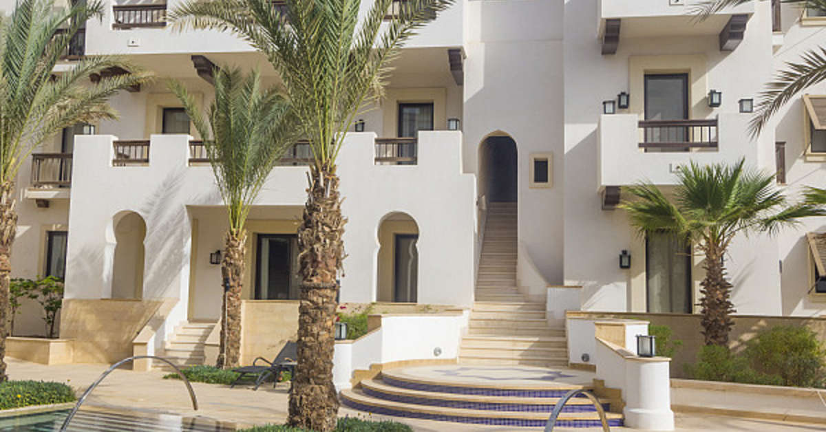 Een foto van het zwembad bij Ancient Sands Golf Resort & Residences
