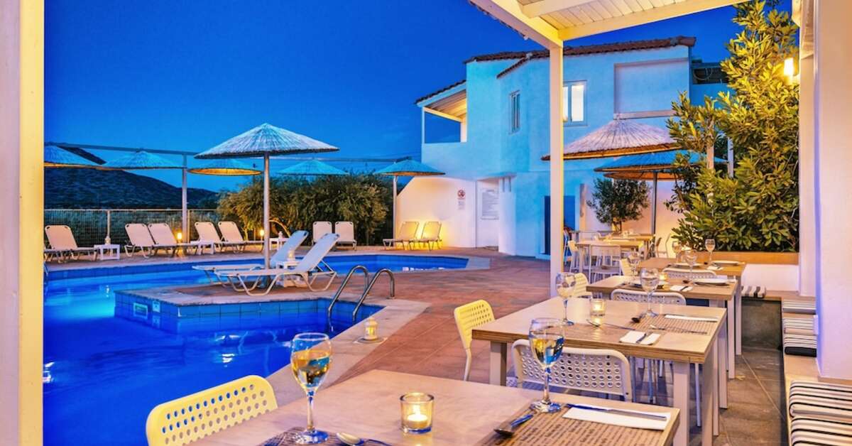 Ein Foto von den Einrichtungen im Elounda Krini Hotel