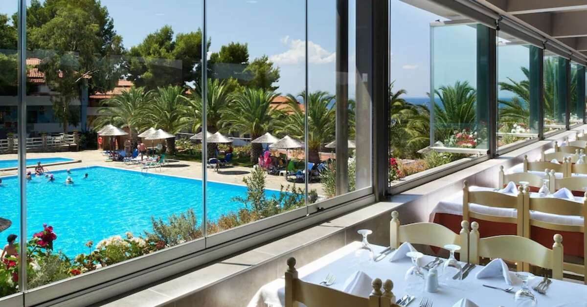 Een foto van de faciliteiten bij Blue Dolphin Hotel